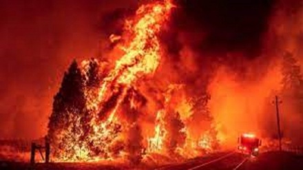 Usa, maxi incendio in California e Nevada