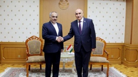 Консультация посла Ирана в Таджикистане со спикером парламента этой страны по вопросам развития двусторонних отношений