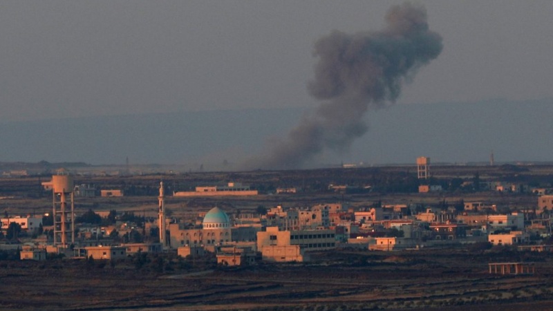 シリア・アレッポ空港の空爆