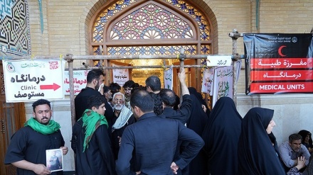 Bulan Sabit Merah Iran Layani Peziarah Arbain di Najaf (1)