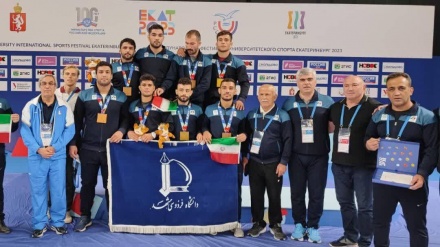 На российском международном студенческом спортивном фестивале иранские борцы заняли второе место
