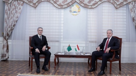 تقدیم رونوشت استوارنامه سفیر جدید ترکمنستان به وزیر خارجه تاجیکستان