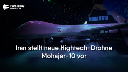 Iran stellt neue Hightech-Drohne Mohajer-10 vor