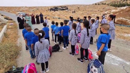 (AUDIO) Scuola all'aperto per ragazzini palestinesi a causa della demolizione israeliana