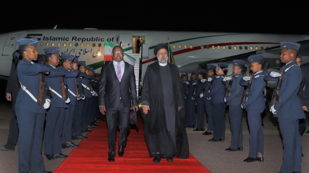 Президента Исламской Республики Иран прилетел в город Претория в ЮАР для участия в саммите БРИКС