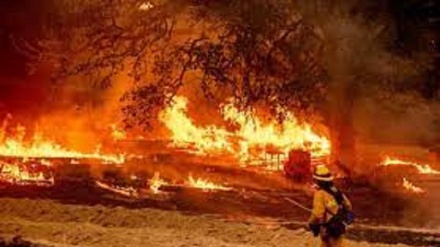 La diffusione di un altro incendio in America