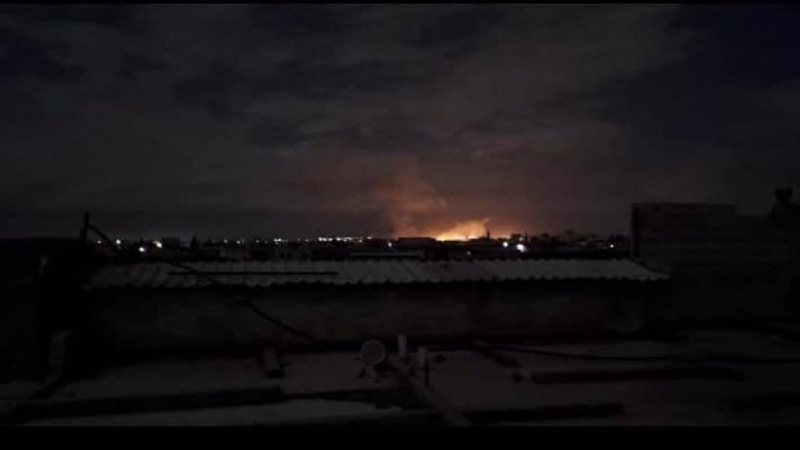 犹太复国主义政权战士空袭致阿勒颇国际机场