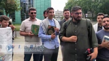 Berliniň musulmanlary Gurana bihormatçylyk edilmegini ýazgardylar