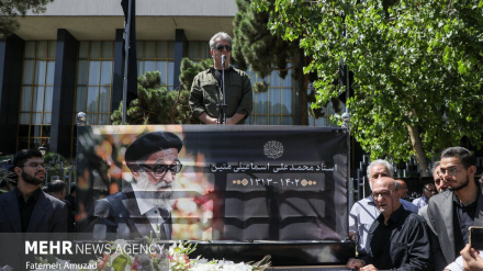  تصاویر: تشییع پیکر مرحوم محمدعلی اسماعیلی نوازنده پیشکسوت تمبک