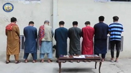بازداشت هشت نفر به اتهام جرایم مختلف در شهر کابل 