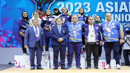 دختران ایرانی در مسابقات وزنه‌برداری آسیا تاریخ ساز شدند