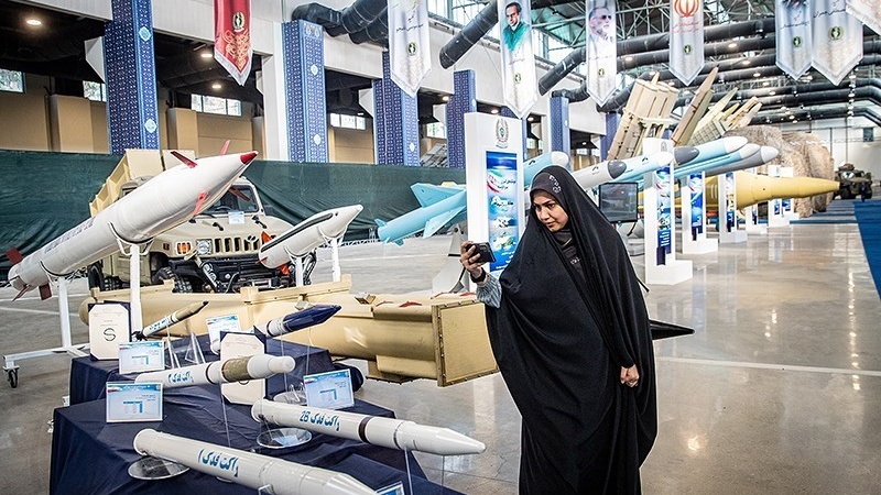 Pameran Industri Pertahanan Iran, Selasa (22/8/2023).