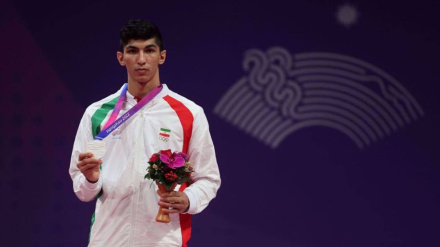  Iranian taekwondo fighter Salimi seizes silver at Hangzhou Asian Games 