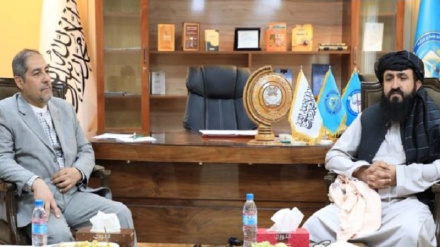 د طالبانو د کورنیو چارو وزارت له نشه یي توکو سره د مبارزې مرستیال د ایران له مرستیال سفیر سره وکتل