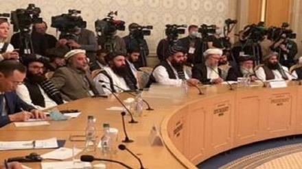 ورود هیات طالبان به محل برگزاری نشست فرمت مسکو در کازان روسیه