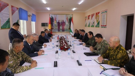 دیدارمقامات مناطق مرزی تاجیکستان و قرقیزستان