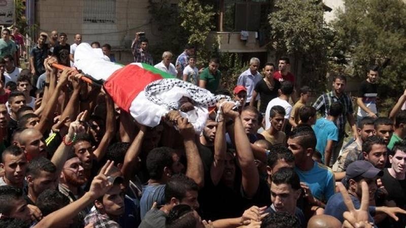 Funerali di due palestinesi uccisi da Israele in West Bank 