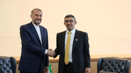 Takimi i ministrave të jashtëm të Iranit dhe Emiratet e Bashkuara Arabe