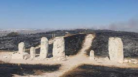 Territori occupati, un antico sito è stato dato alle fiamme