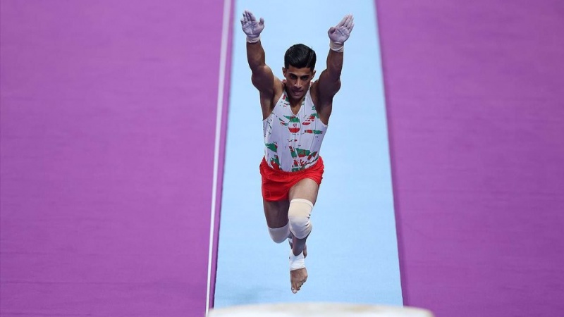  Iranian gymnast Olfati makes history at Asian Games, clinches silver 