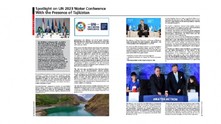 انتشارمقاله با موضوع ابتکارات تاجیکستان درباره حفظ منابع اب در نشریه بین المللی