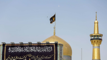 سیاهپوشی حرم مطهر رضوی؛ در آستانه ایام پایانی صفر