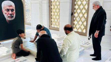 Генерал Гаани посетил могилу мученика Абу Махди Аль-Мухандиса