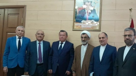 دیدار دبیر شورای عالی انقلاب فرهنگی با رئیس آکادمی علوم تاجیکستان