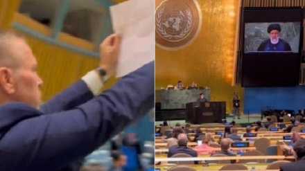 (VIDEO) Onu, discorso Raisi, espulso ambasciatore israeliano