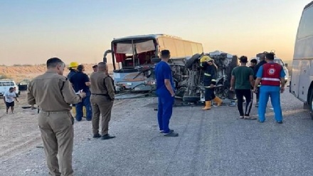 अरबईन हुसैनी के लिए इराक़ जाने वाले 5 ईरानी ज़ायरीन की एक दुर्घटना में मौत