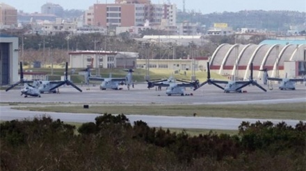 石垣空港に米軍オスプレイ2機が不時着　1機に不具合