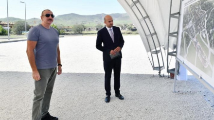 Əliyev  Qarabağa səfər edib
