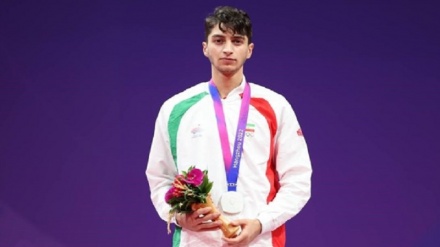  Iranian taekwondo fighter Hosseinpour wins silver in Hangzhou Asian Games 