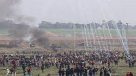 Repressione delle proteste palestinesi da parte delle forze sioniste