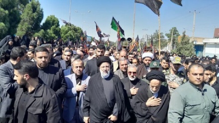 İroni prezdent: Ərbəyini dıjdə şemon bə İmom Huseyni(ə) məhəbbəti təzahure. 