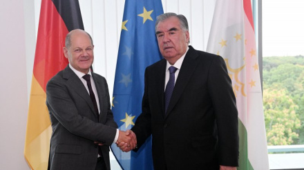 دیدار رئیس جمهور تاجیکستان با صدراعظم آلمان