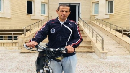 دوچرخه سوار ایرانی با پیام صلح به کابل رسید