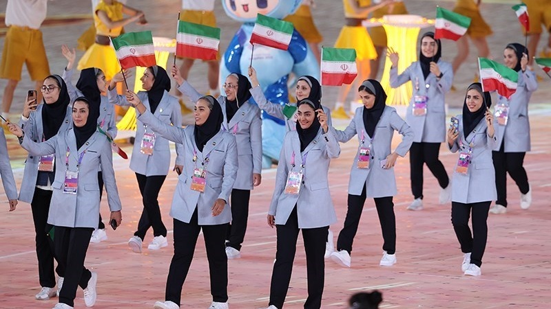 Atlet Iran di Pesta olahraga Asian Games 2022, Sabtu (23/9/2023),