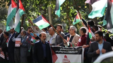 Fələstini məzlumə millətiku himoyə kardeyədə Tehroni universiton ustadon qırdbemon