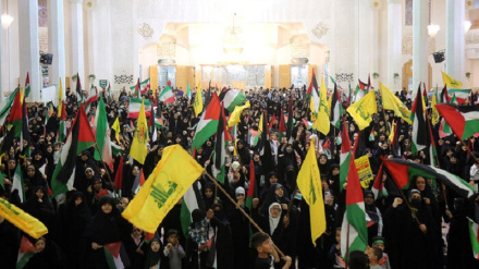 Собрание матерей 120 стран в поддержку Палестины в Куме