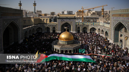 (FOTO DEL GIORNO) Mashhad, sostegno a Gaza