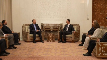 シリア大統領、「ガザでのイスラエルの犯罪やめさせるべき」　イラン外相との会談で