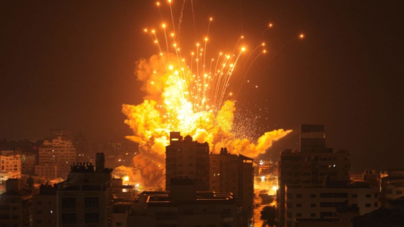 从昨晚到现在加沙 600 个地点遭到轰炸/数百名巴勒斯坦平民殉难