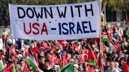 Istanbul, raduno oceanico a sostegno della Palestina, contro Usa e Israele + VIDEO