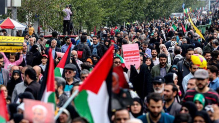 Марш в поддержку угнетенного палестинского народа по всему Ирану