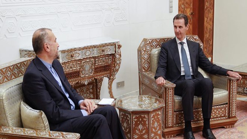 Abdollahian dan Presiden Suriah Bashar al-Assad