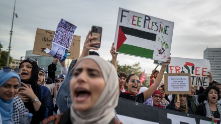 'Stop the genocide' of Palestinians, protesters chant in Berlin