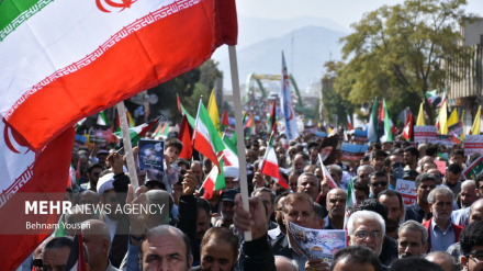 Marshi protestues në Iran në dënimin e krimeve të luftës së regjimit sionist dhe në mbështetje të rezistencës palestineze/Foto