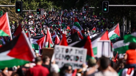 Tens of thousands rally in Sydney, Madrid to support Palestinians in Gaza