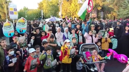  Իրանցի մայրերն իրենց երեխաների հետ հանրահավաք են ակզմակերպել՝ ի աջակցություն  պաղեստինցի ժողովրդի 